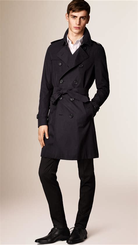 burberry sandringham heritage trench coat men|Burberry trench coat men's navy.